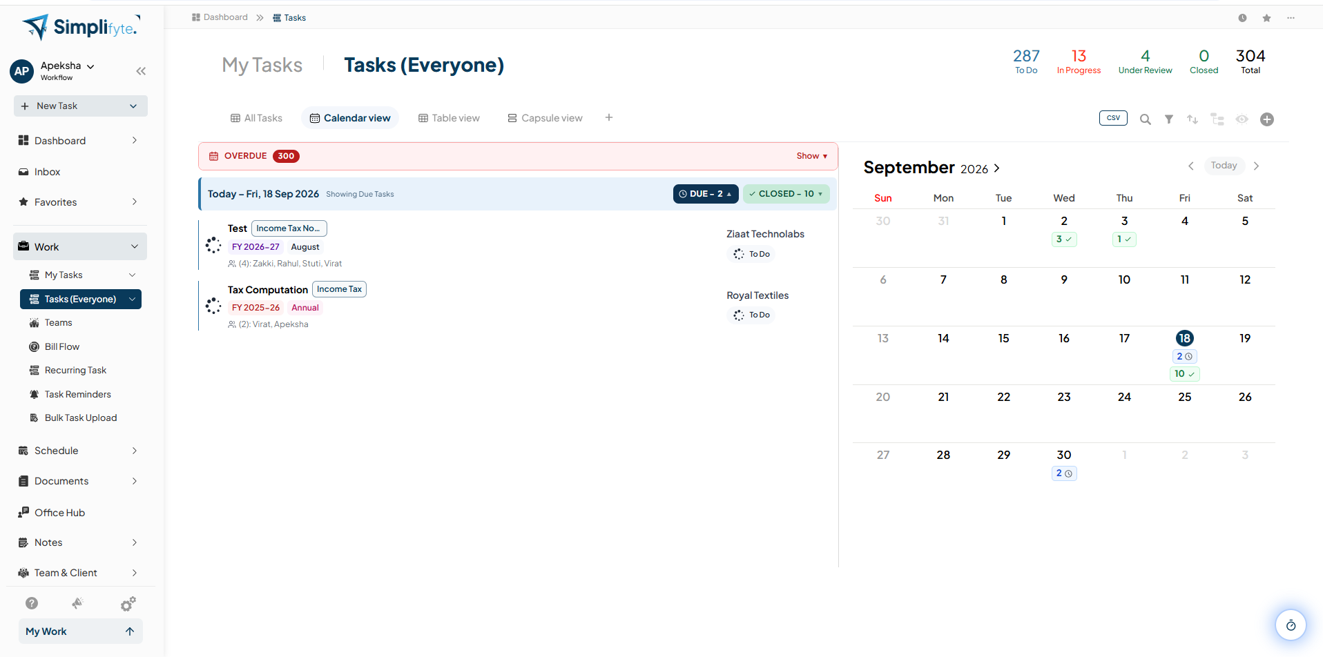 Simplifyte Attendance Log