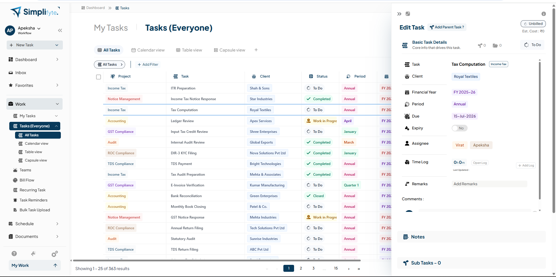 Simplifyte manufacturing task peek panel